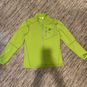 Salomon olive green large pullover.